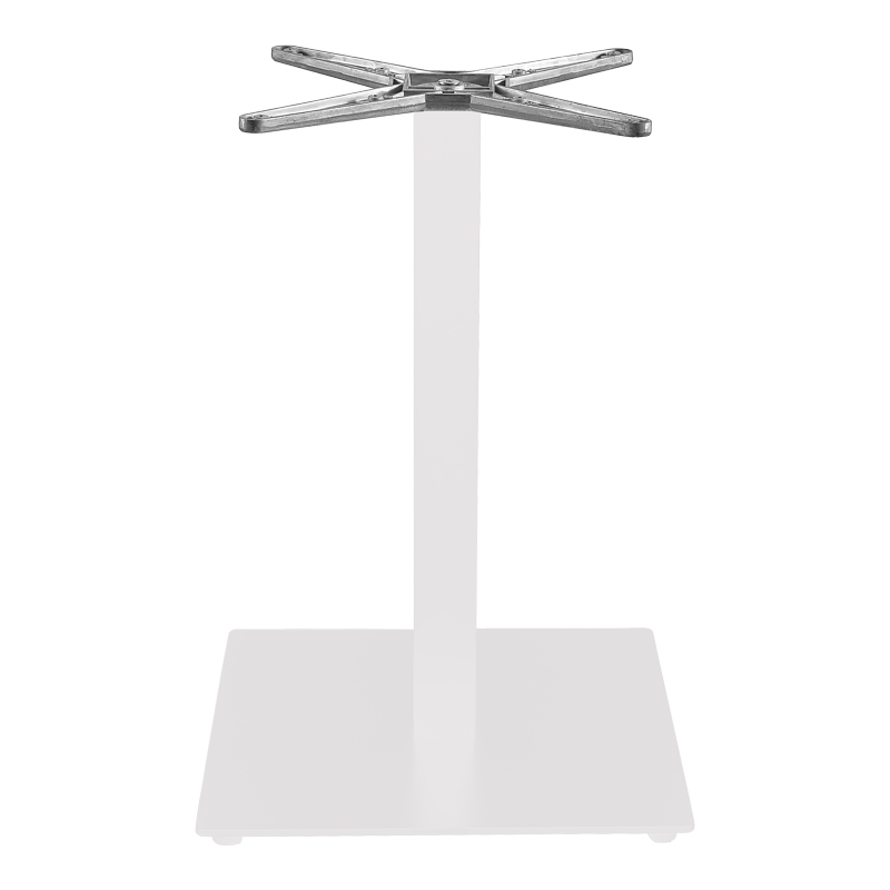 Βάση τραπεζιού Thonor pakoworld μεταλλική σε λευκή απόχρωση 48x48x73εκ 1