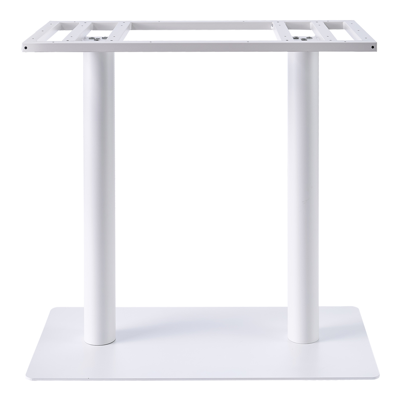 Βάση τραπεζιού Soign pakoworld μέταλλο λευκό 80x40x90εκ 2