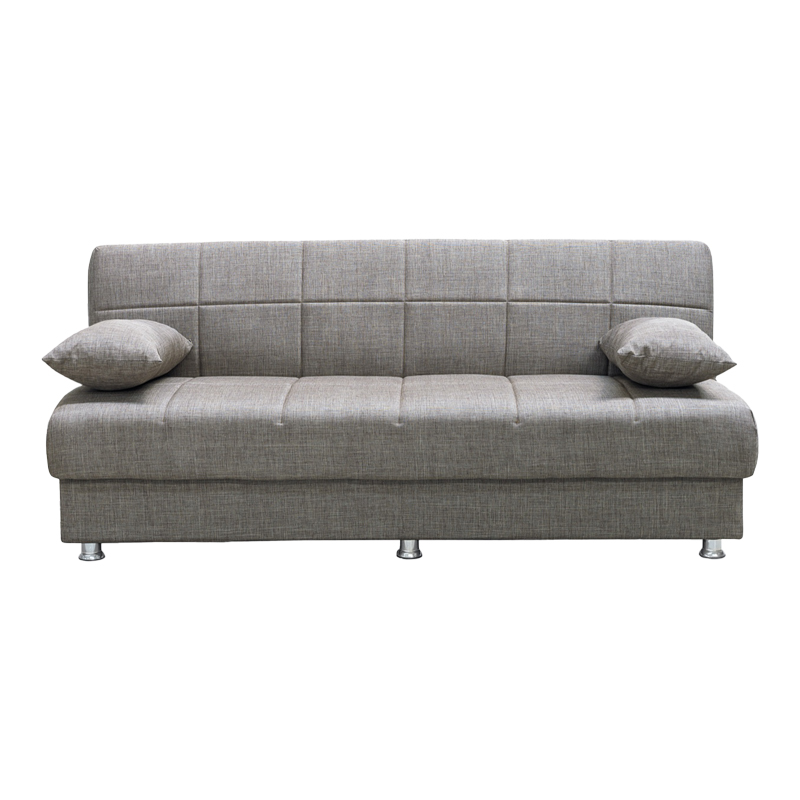 Καναπές-κρεβάτι Romina pakoworld 3θέσιος με αποθηκευτικό χώρο ύφασμα σε μπεζ ανοιχτή απόχρωση 180x83x79εκ 2