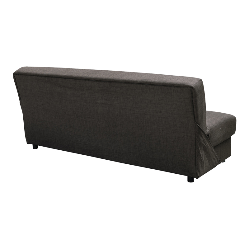 Καναπές-κρεβάτι Romina pakoworld 3θέσιος με αποθηκευτικό χώρο ύφασμα σε καφέ απόχρωση 180x83x79εκ 5