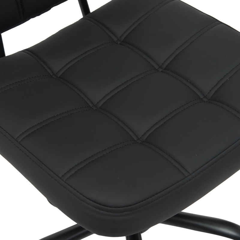 Καρέκλα γραφείου Sedia pakoworld pu σε μαύρη απόχρωση 50x50x75-85εκ 7