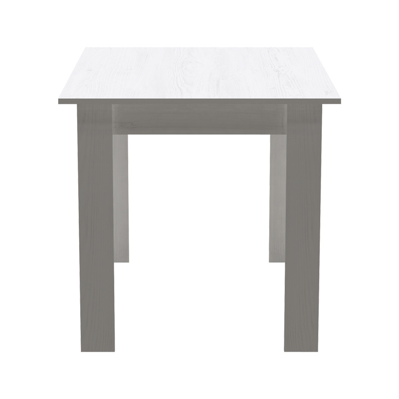 Τραπέζι Manka pakoworld σε λευκή απόχρωση 110x80x77εκ 4