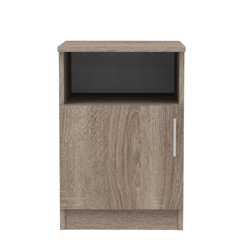 Κομοδίνο Galdi pakoworld σε sonoma truffle απόχρωση 40x45x60εκ 2