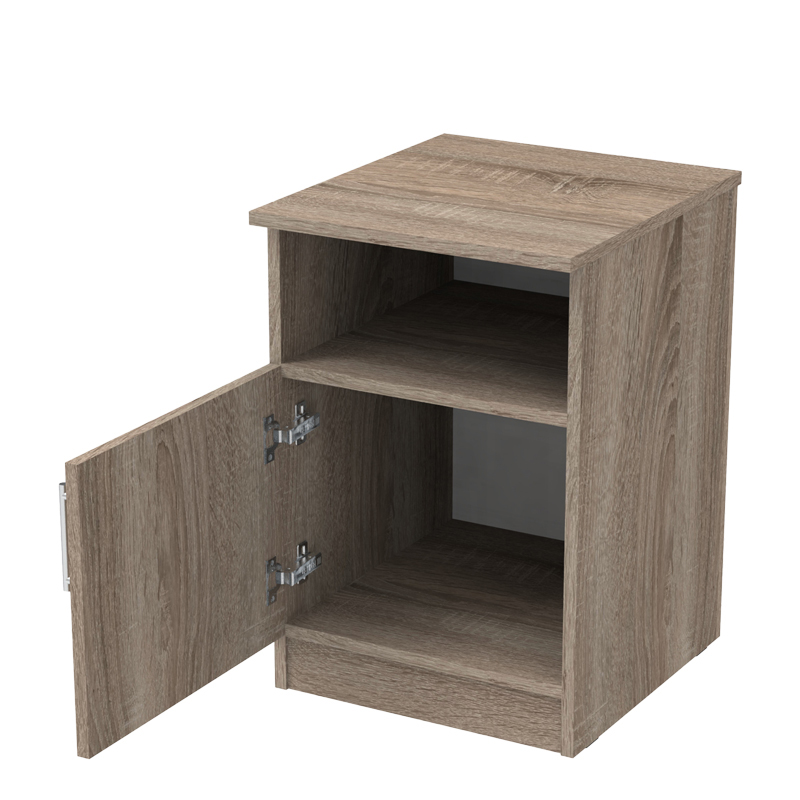 Κομοδίνο Galdi pakoworld σε sonoma truffle απόχρωση 40x45x60εκ 3