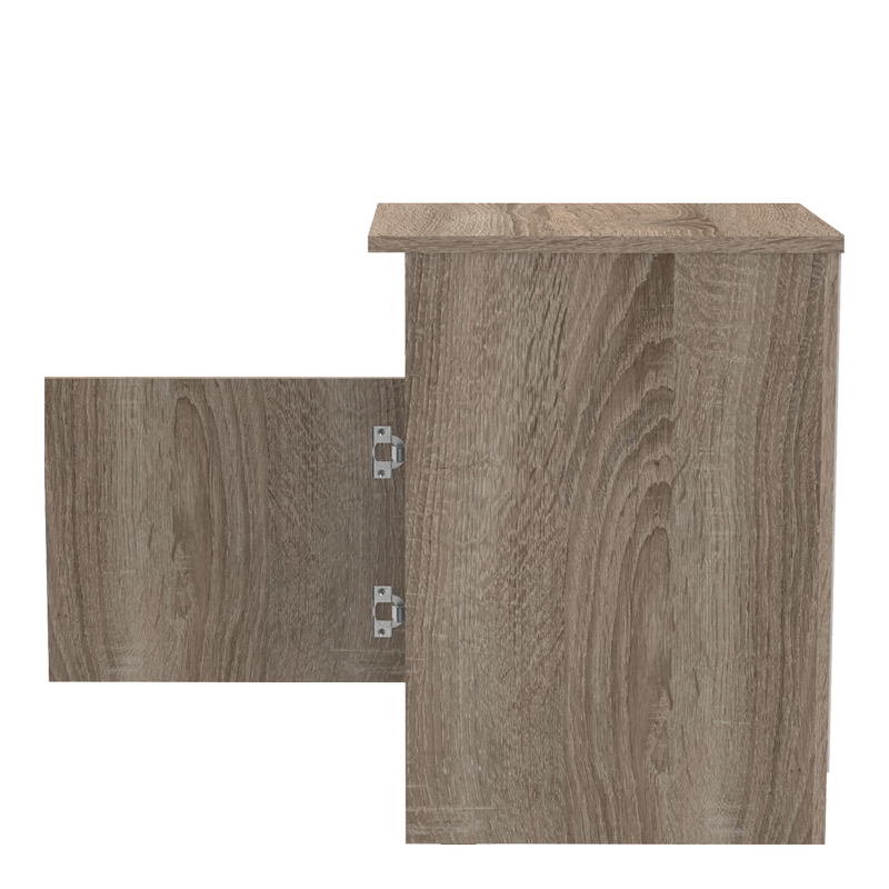 Κομοδίνο Galdi pakoworld σε sonoma truffle απόχρωση 40x45x60εκ 5