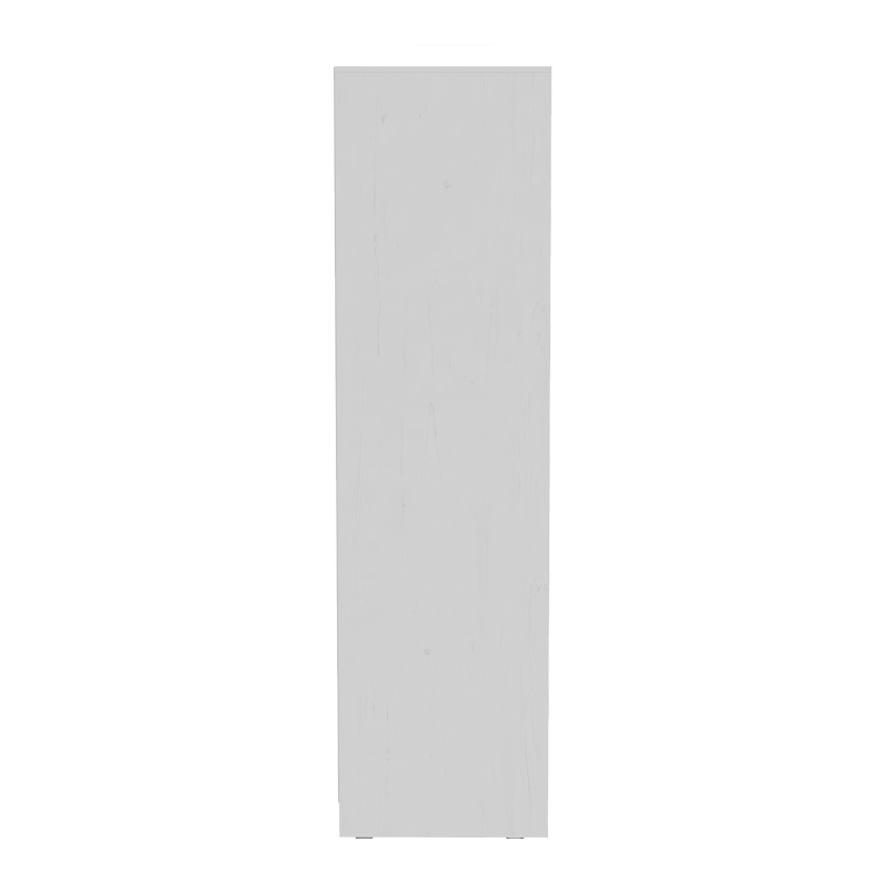 Ντουλάπα δίφυλλη συρόμενη με καθρέφτη Aparador pakoworld σε λευκή απόχρωση 180x60x220εκ 5