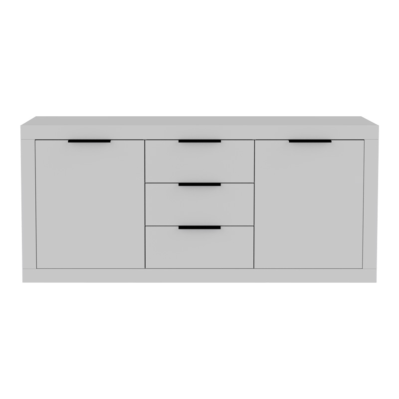 Μπουφές Doha pakoworld σε λευκή απόχρωση 180x45x80.5εκ 4
