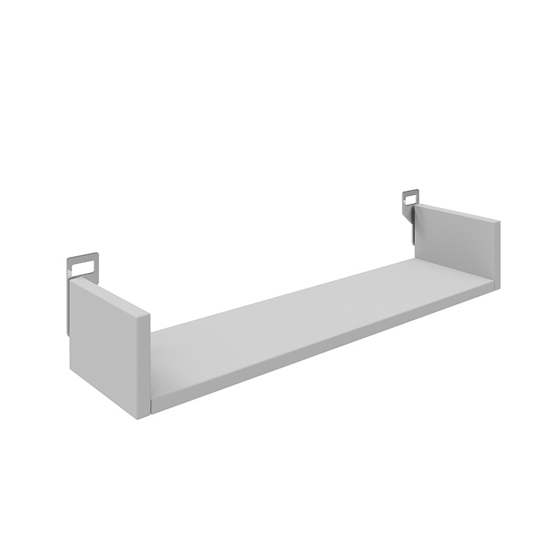 Ραφιέρα τοίχου Derva pakoworld σε λευκή απόχρωση 60x15x10cm 1