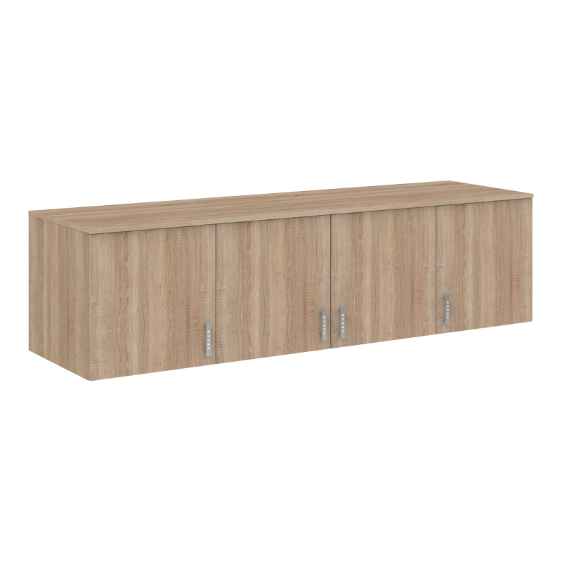 Πατάρι ντουλάπας Royal pakoworld τετράφυλλο sonoma 200x58x53εκ 1