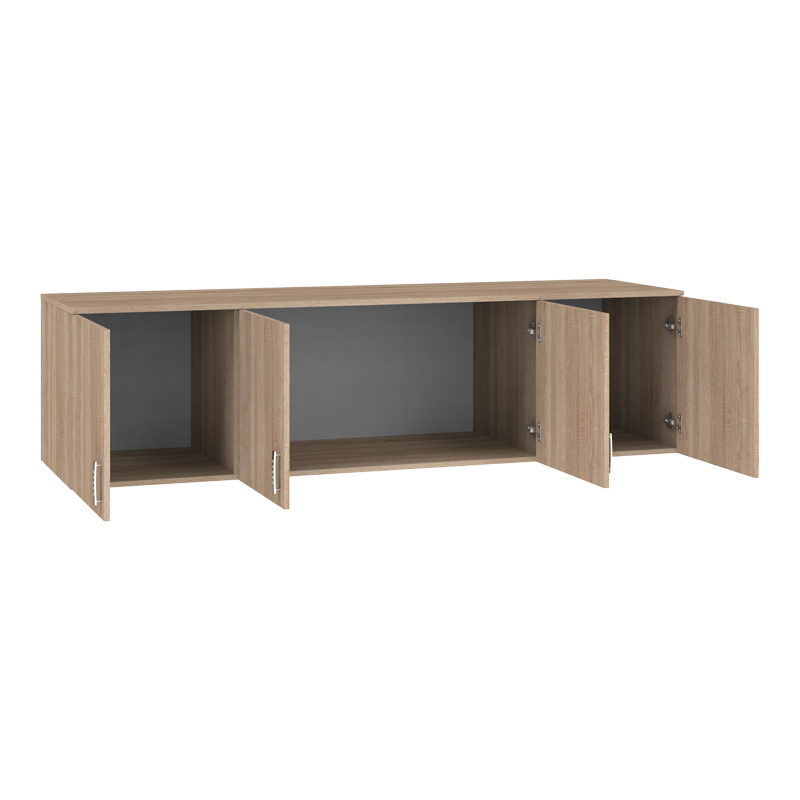 Πατάρι ντουλάπας Royal pakoworld τετράφυλλο sonoma 200x58x53εκ 2