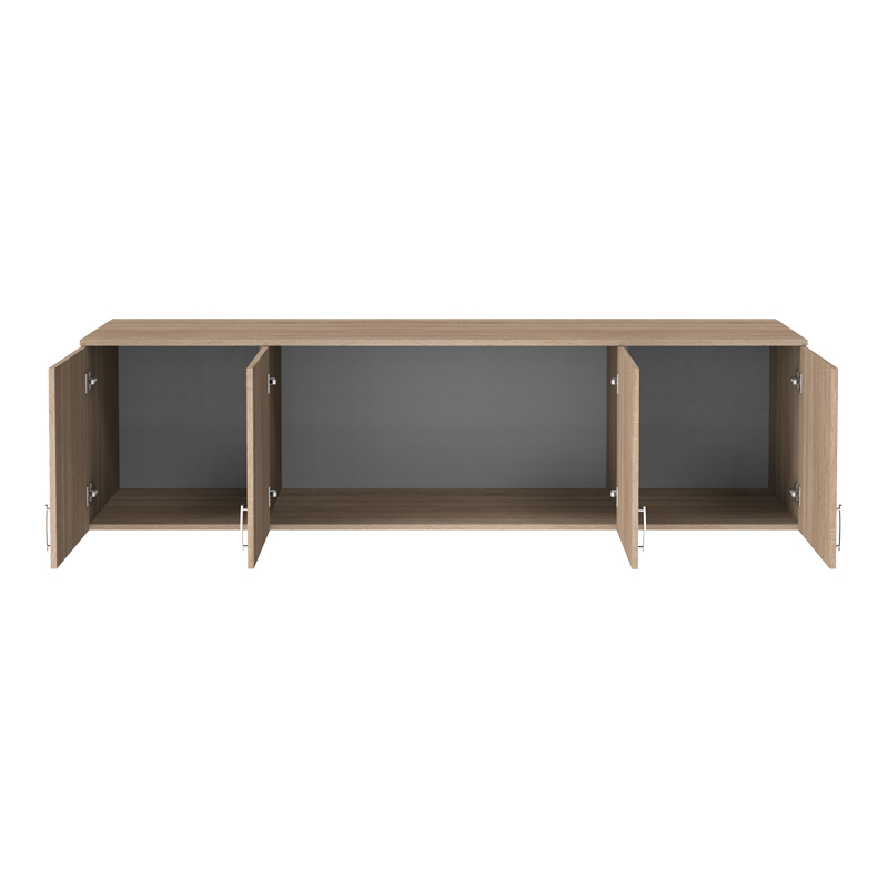 Πατάρι ντουλάπας Royal pakoworld τετράφυλλο sonoma 200x58x53εκ 3