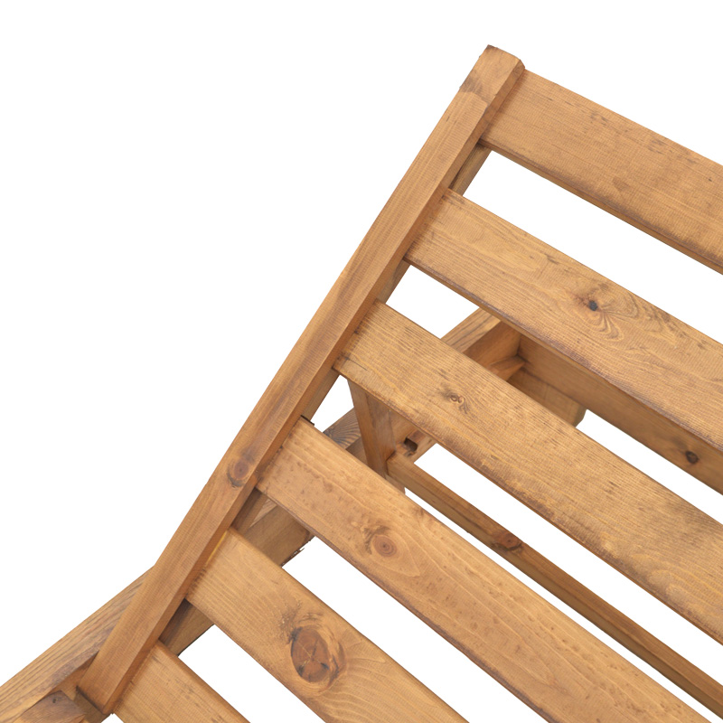 Ξαπλώστρα Zalka pakoworld L1 σε καρυδί απόχρωση 66x197x28εκ 6