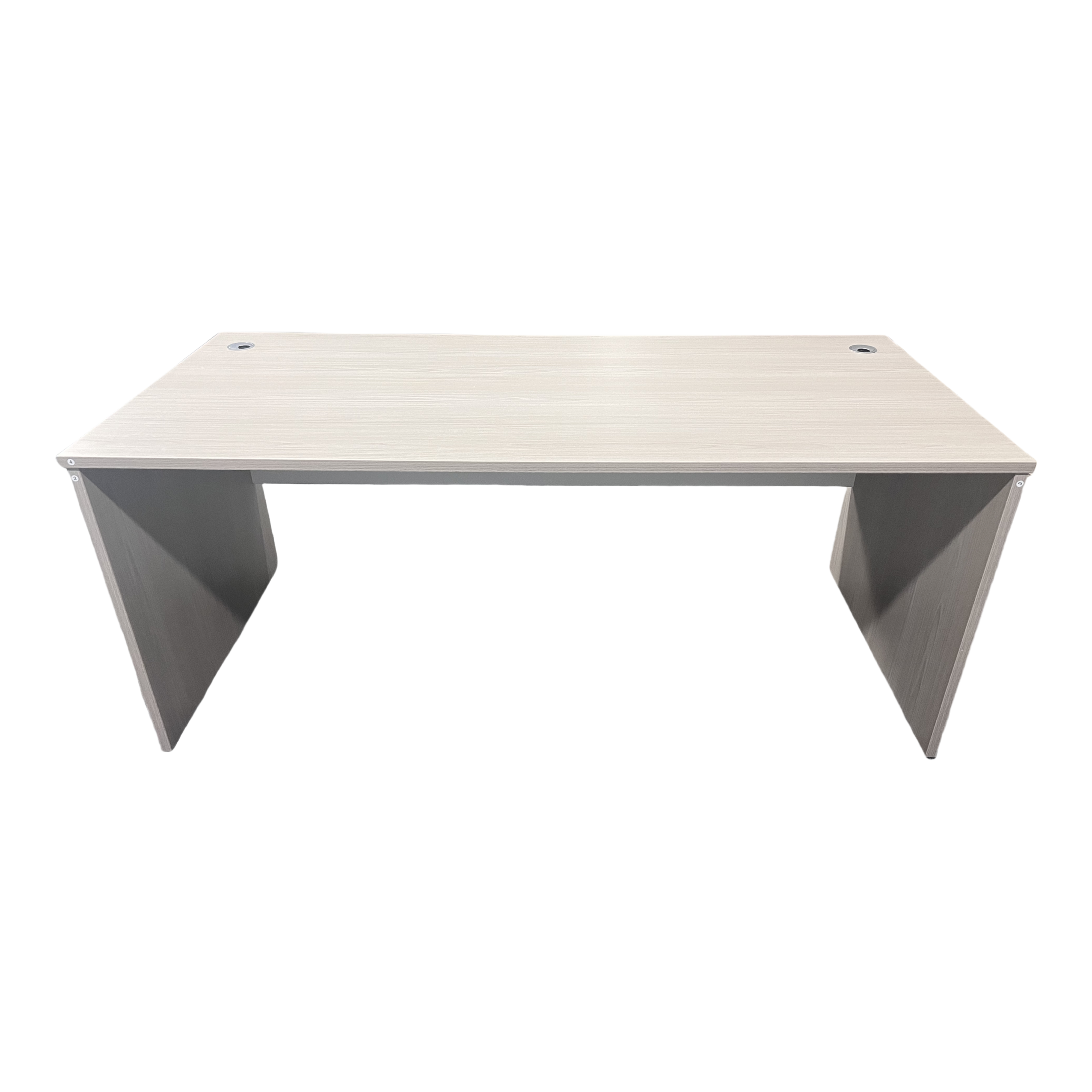 Γραφείο εργασίας Armadi pakoworld σε sonoma-λευκή απόχρωση 180x80x75εκ 3