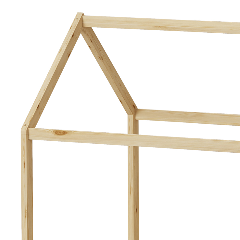 Παιδικό κρεβάτι Mellin τ. Montessori με 2 συρτάρια pakoworld ξύλο πεύκου σε φυσική απόχρωση 90x190εκ 9