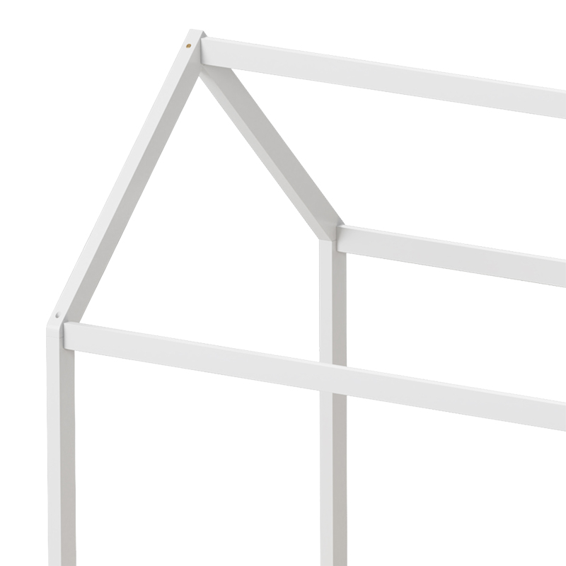 Παιδικό κρεβάτι Mellin τ. Montessori με 2 συρτάρια pakoworld ξύλο πεύκου σε λευκή απόχρωση 90x190εκ 10