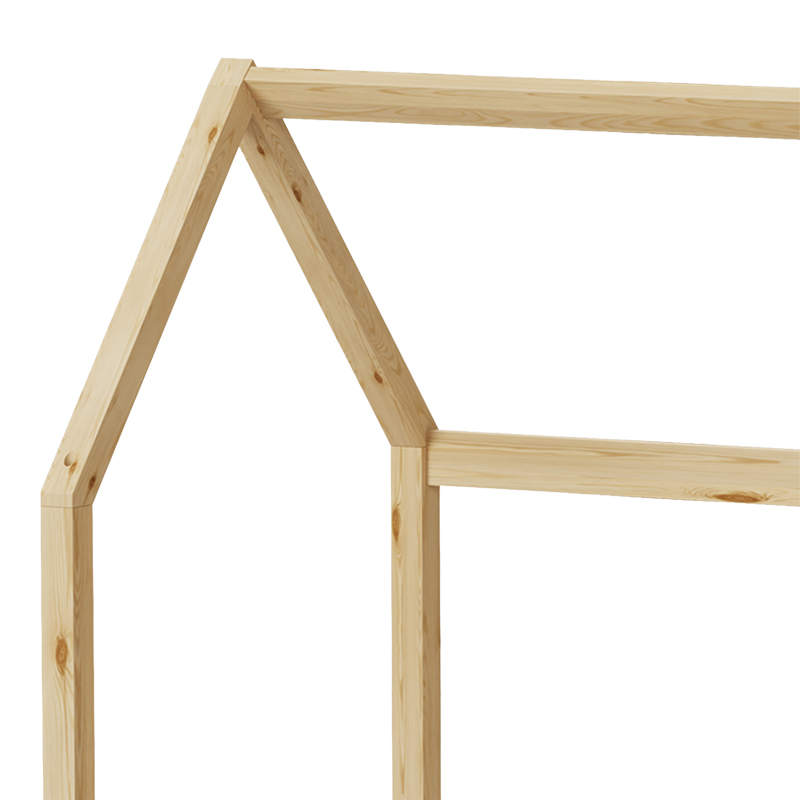 Παιδικό κρεβάτι Bendina τ. Montessori με συρτάρι pakoworld ξύλο πεύκου σε φυσική απόχρωση 70x140εκ 9