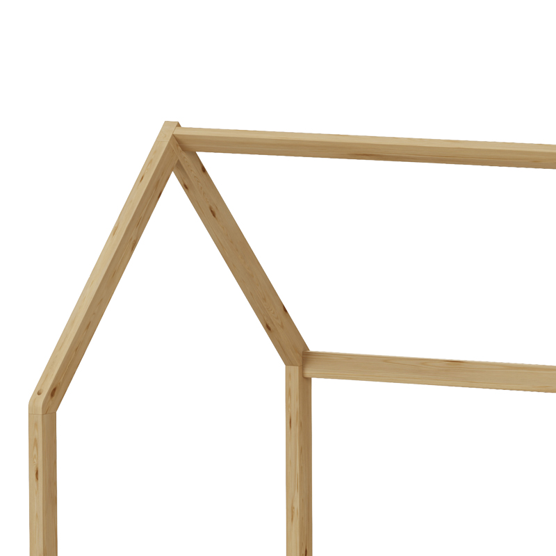 Παιδικό κρεβάτι Callan τ. Montessori με κιγκλίδωμα pakoworld ξύλο πεύκου σε φυσική απόχρωση 90x190εκ 8