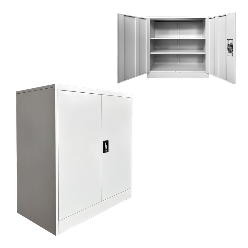 Μεταλλικό ντουλάπι Armon pakoworld ανοιχτό γκρι 90x45x90εκ 1