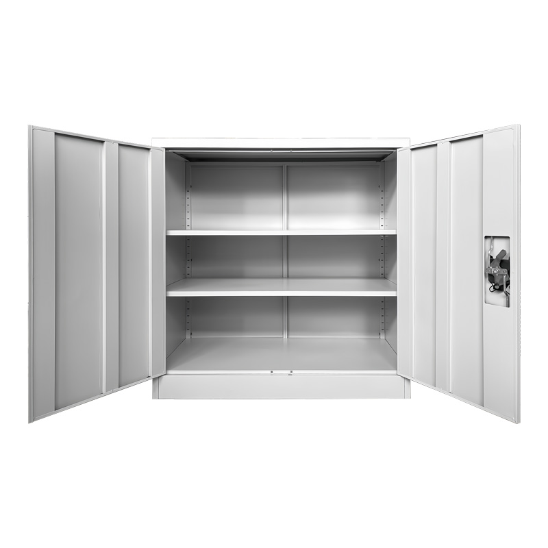 Μεταλλικό ντουλάπι Armon pakoworld ανοιχτό γκρι 90x45x90εκ 2