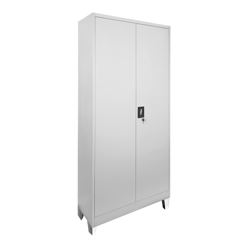 Μεταλλική ντουλάπα Ugren pakoworld ανοιχτό γκρι 90x40x190εκ 2