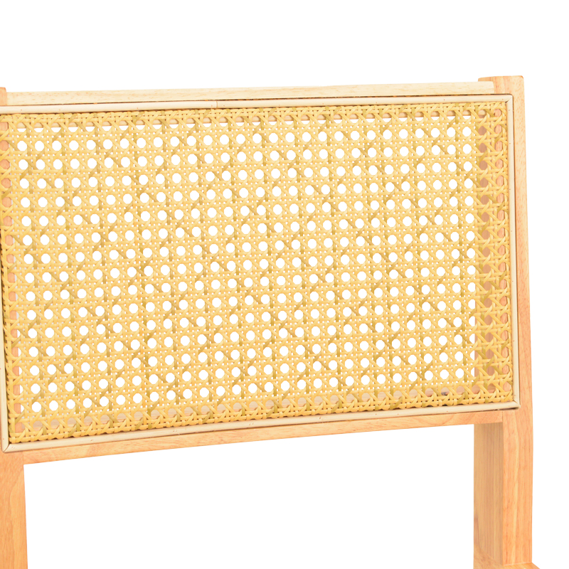 Καρέκλα Winslow pakoworld rubberwood-rattan σε φυσική απόχρωση 46x58x80εκ 8
