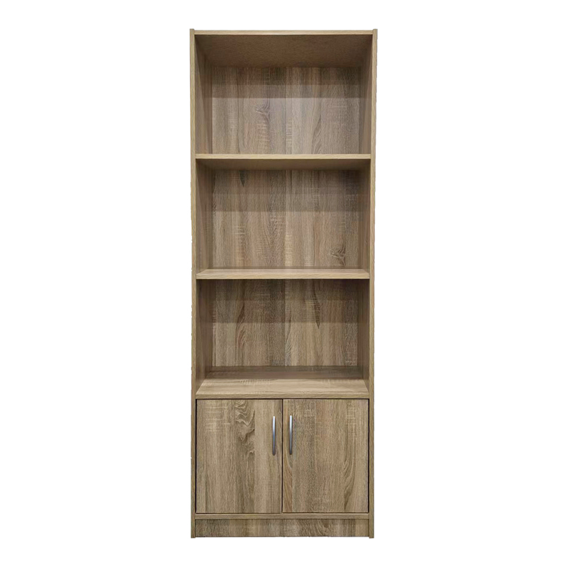 Βιβλιοθήκη Tekaro pakoworld σε sonoma απόχρωση 60x29x166εκ 4