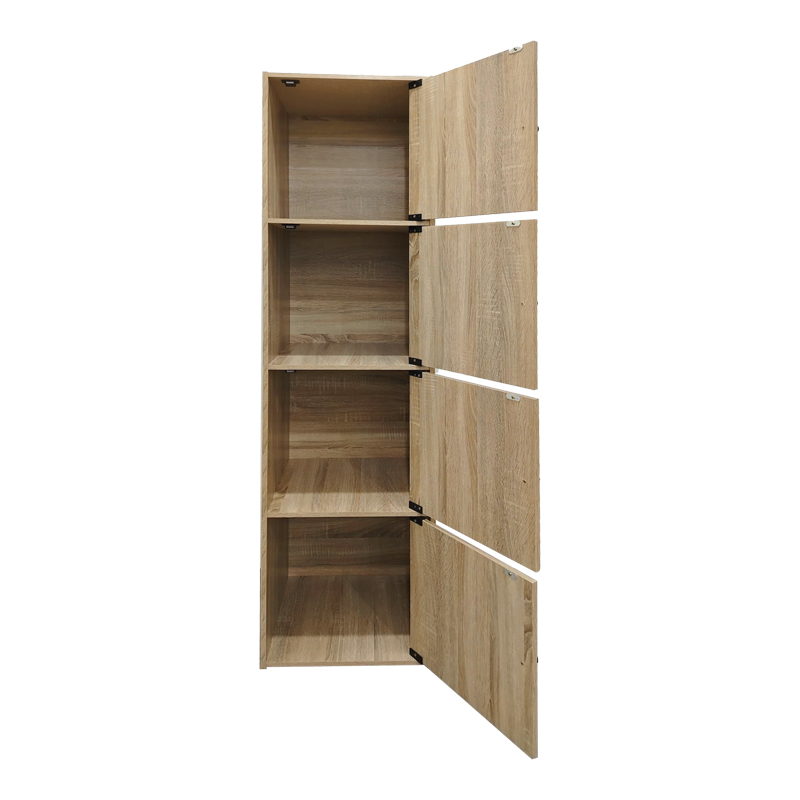 Ντουλάπι-στήλη Gabino pakoworld σε sonoma απόχρωση 40x39x158εκ 3