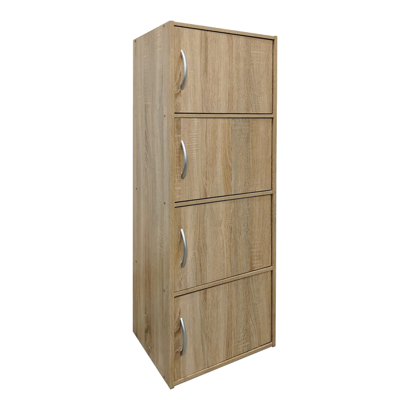 Ντουλάπι-στήλη Soline pakoworld σε sonoma απόχρωση 40x34.5x120εκ 2