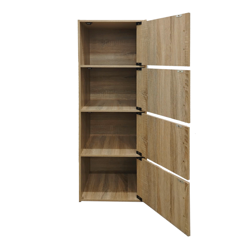Ντουλάπι-στήλη Soline pakoworld σε sonoma απόχρωση 40x34.5x120εκ 3