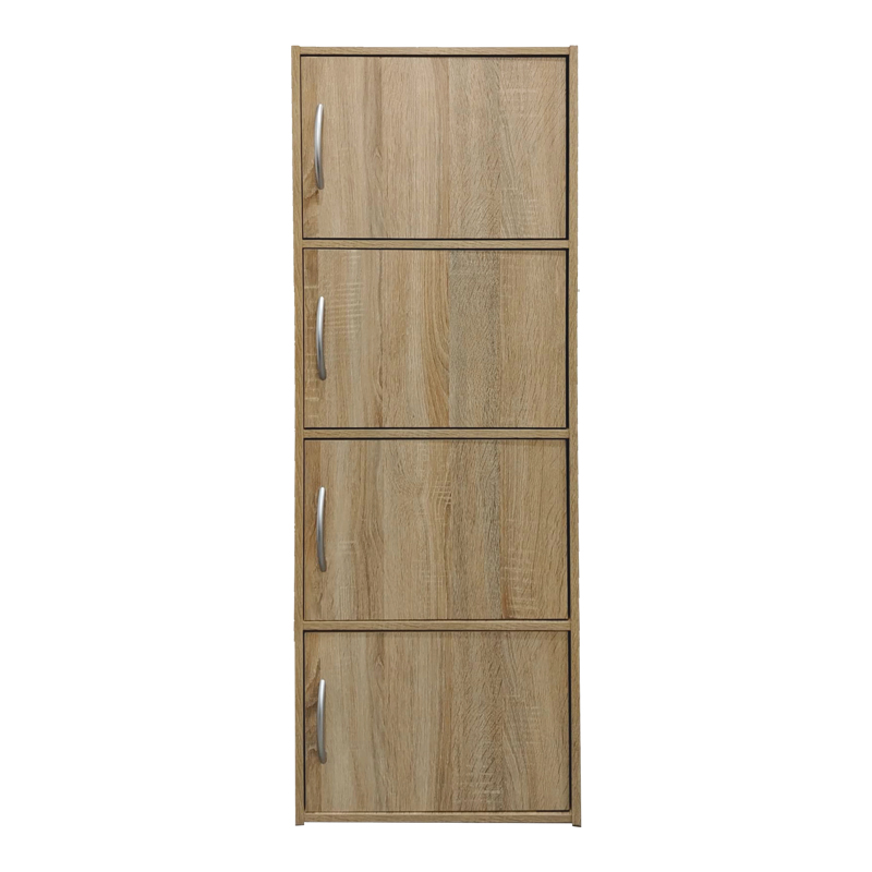 Ντουλάπι-στήλη Soline pakoworld σε sonoma απόχρωση 40x34.5x120εκ 4