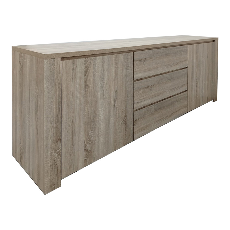 Μπουφές Kalya pakoworld σε sonoma απόχρωση 220x49x89.5εκ 2