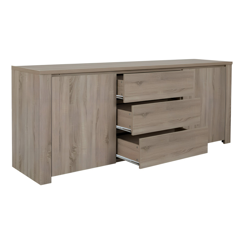Μπουφές Kalya pakoworld σε sonoma απόχρωση 220x49x89.5εκ 4
