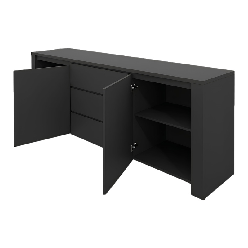 Μπουφές Kalya pakoworld σε ανθρακί απόχρωση 220x49x89.5εκ 3