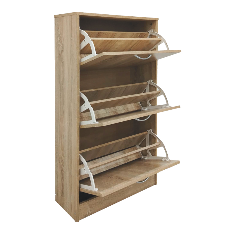 Παπουτσοθήκη Savaz pakoworld σε sonoma απόχρωση 60x24x114εκ 3