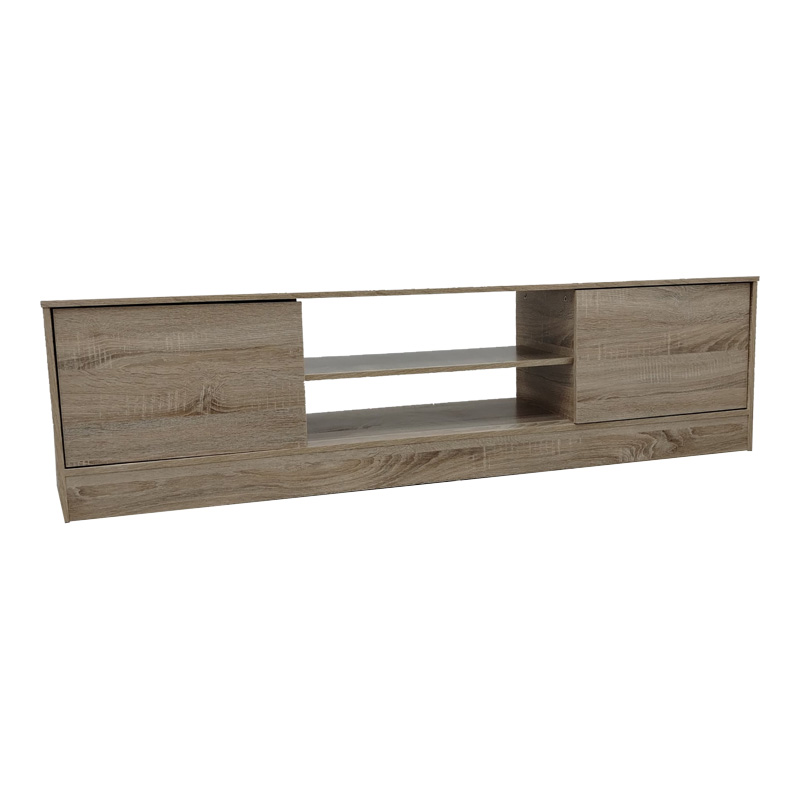 Έπιπλο τηλεόρασης Sasa pakoworld σε sonoma απόχρωση 150x35x41.5εκ 2