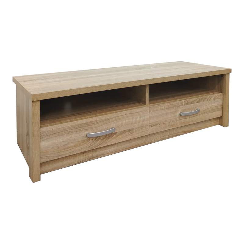 Έπιπλο τηλεόρασης Podizor pakoworld σε sonoma απόχρωση 120x45x42.5εκ 2
