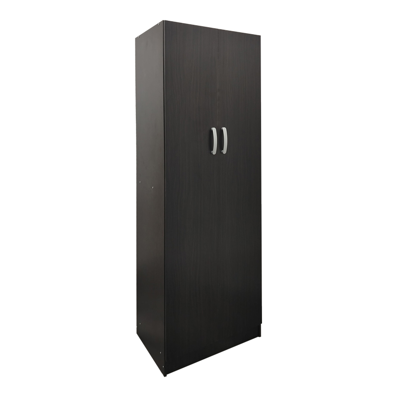 Ντουλάπα δίφυλλη Athos pakoworld σε wenge απόχρωση 60x42x180εκ 2