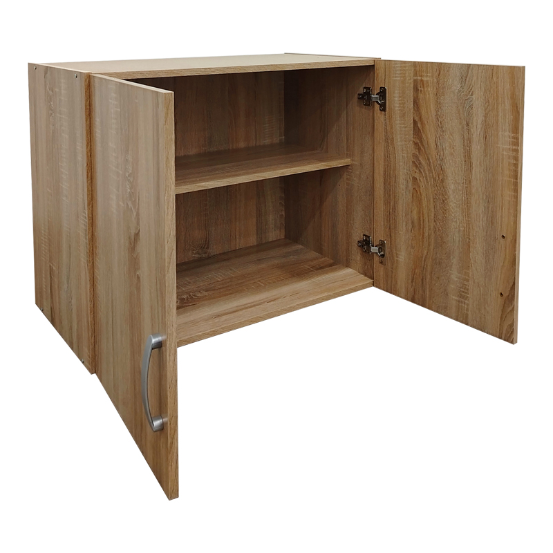 Πατάρι ντουλάπας δίφυλλο Athos pakoworld σε sonoma απόχρωση 80x42x60εκ 2