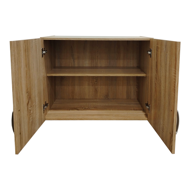 Πατάρι ντουλάπας δίφυλλο Athos pakoworld σε sonoma απόχρωση 80x42x60εκ 3