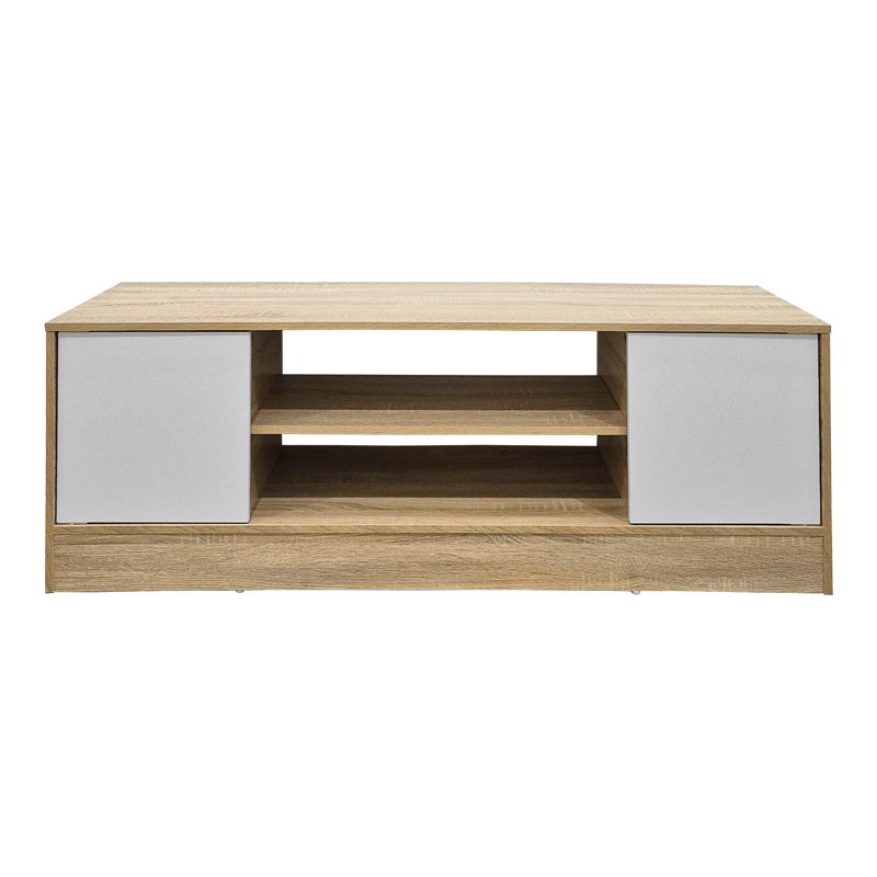 Έπιπλο τηλεόρασης Sasa pakoworld sonoma-λευκό 120x35x41.5εκ 4