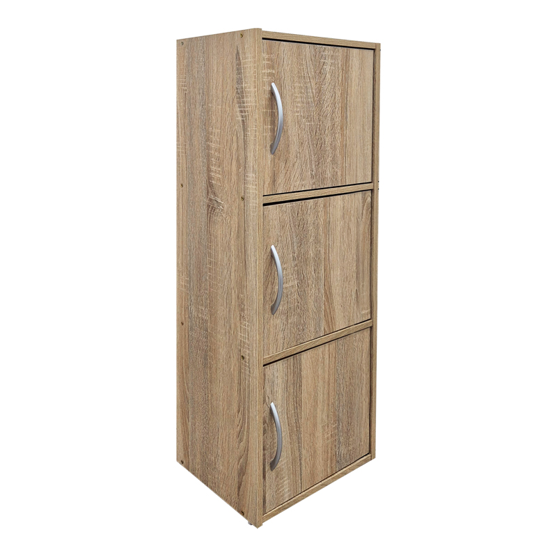 Ντουλάπι-στήλη Soline pakoworld sonoma 40x34.5x90.5εκ 1