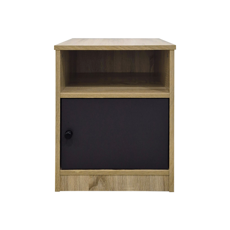 Κομοδίνο Lenea pakoworld sonoma-ανθρακί 40x40x50εκ 3