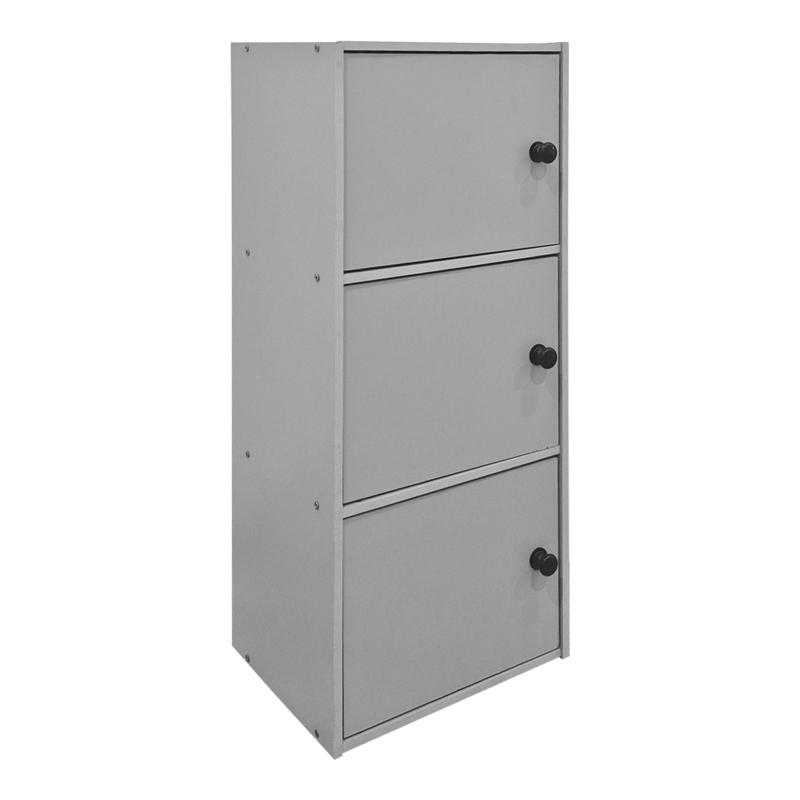 Ντουλάπα-στήλη Wirdia pakoworld ανοιχτό γκρι 30.5x24x71.5εκ 1