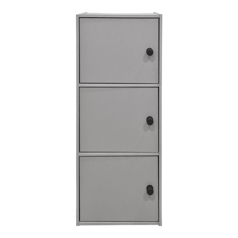 Ντουλάπα-στήλη Wirdia pakoworld ανοιχτό γκρι 30.5x24x71.5εκ 3