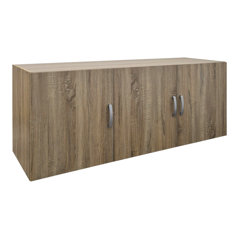 Πατάρι ντουλάπας τρίφυλλο Alvia pakoworld sonoma 150x51x60εκ 1