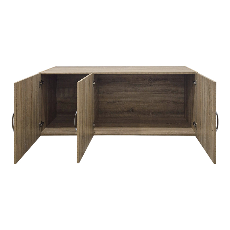 Πατάρι ντουλάπας τρίφυλλο Alvia pakoworld sonoma 150x51x60εκ 2