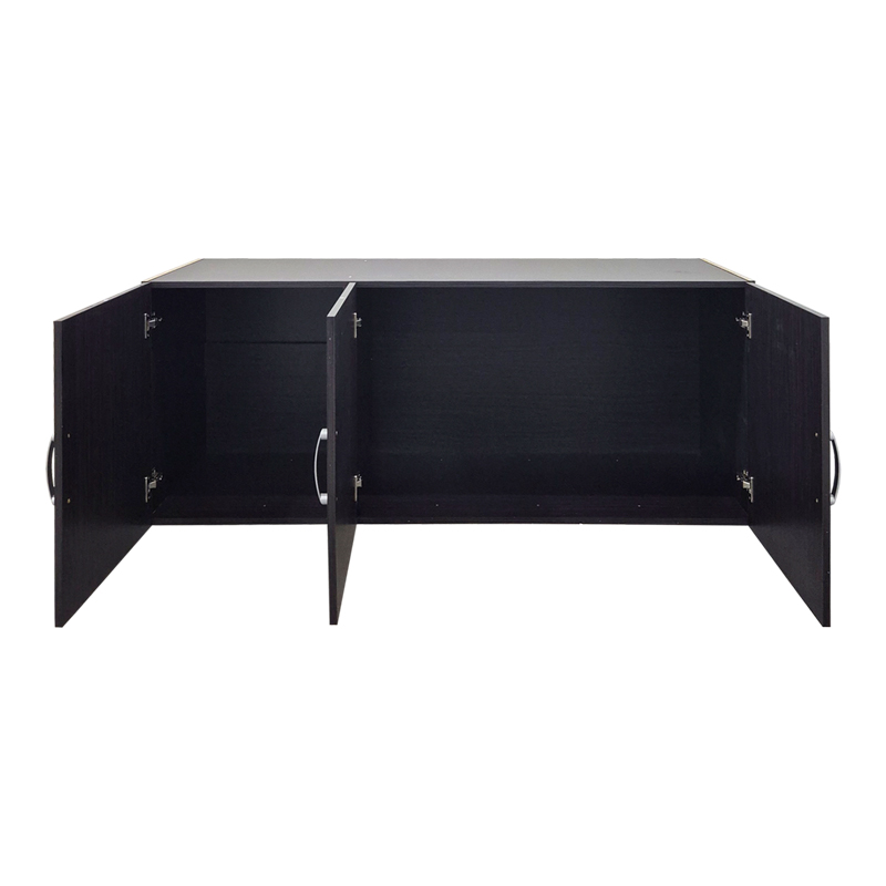 Πατάρι ντουλάπας τρίφυλλο Alvia pakoworld wenge 150x51x60εκ 2
