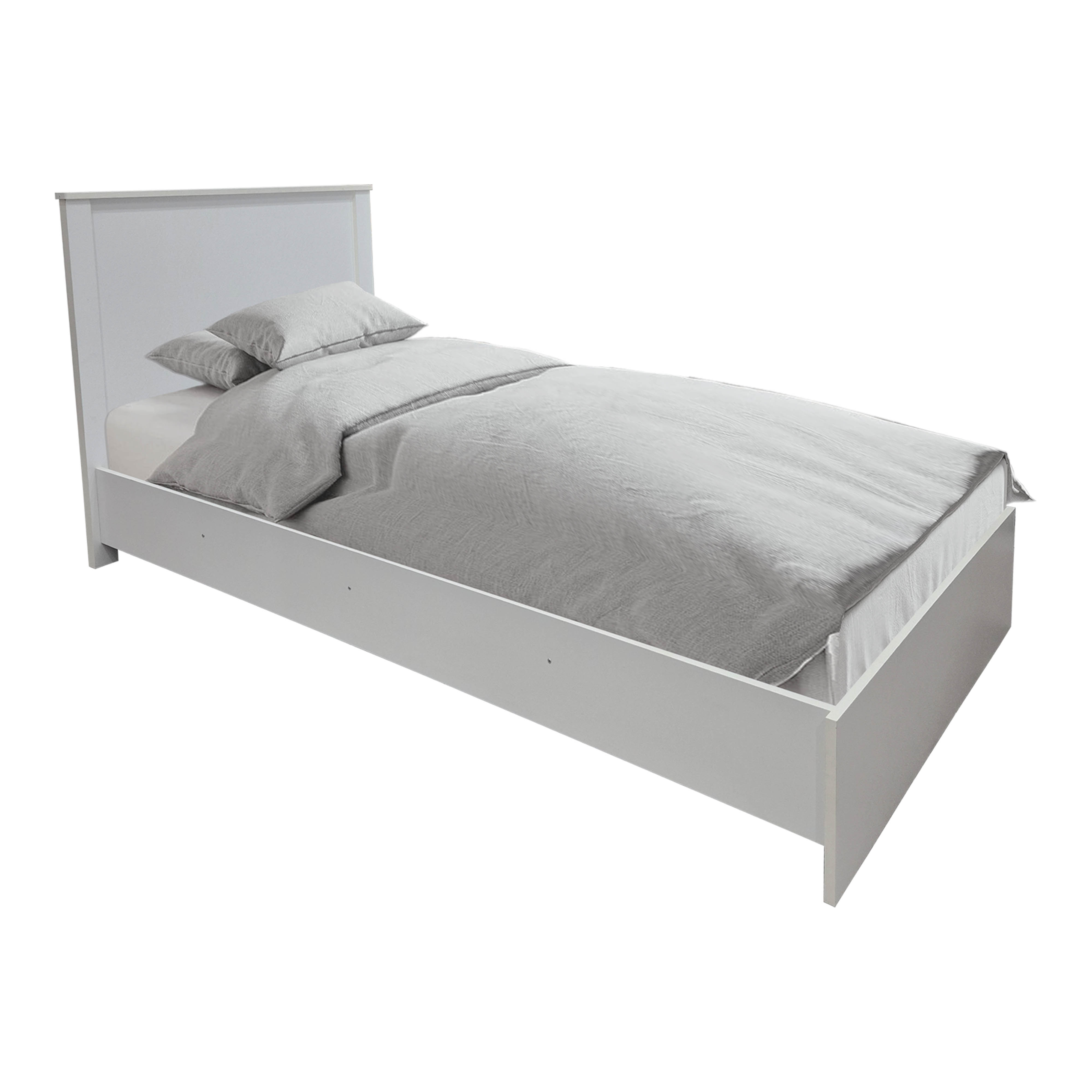 Σετ Κρεβατοκάμαρας Athos λευκό με Κρεβάτι 90x190εκ Σετ 3τεμ 2