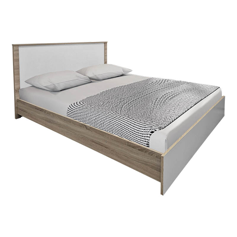 Σετ Κρεβατοκάμαρας Athos Sonoma Λευκό με Κρεβάτι 160x200εκ Σετ 3τεμ 2