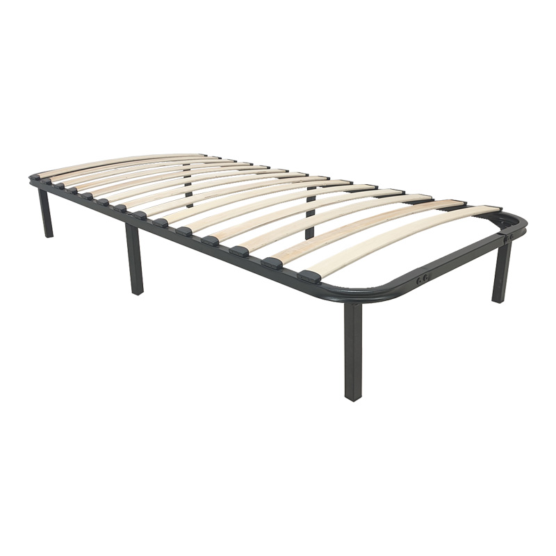 Κρεβάτι-υπόστρωμα Amaso pakoworld μεταλλικό μαύρο 90x190x28εκ 2